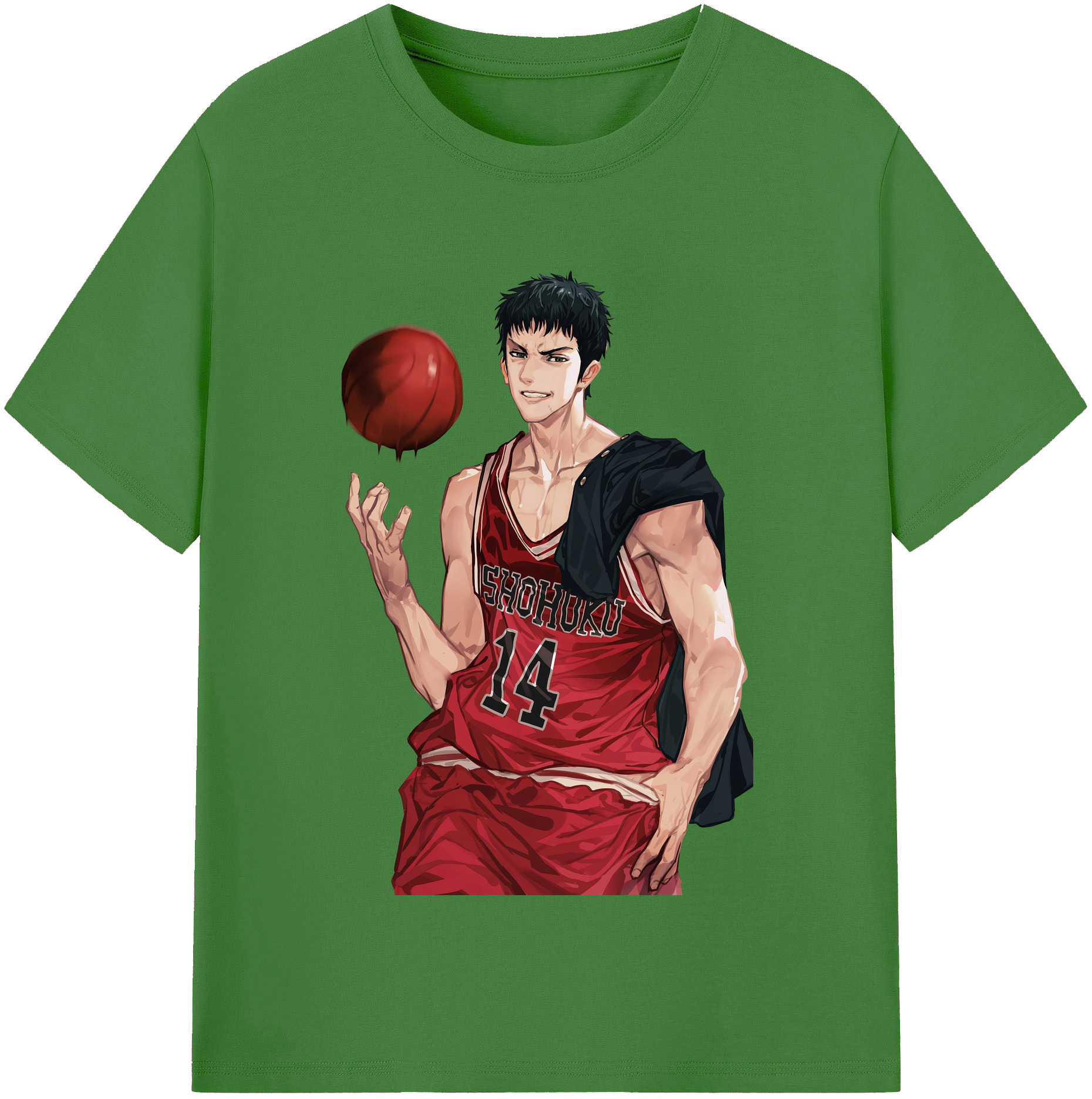 （画像用） SLAM DUNK／スラムダンク レディースカジュアルプリントTシャツ（綿100％）